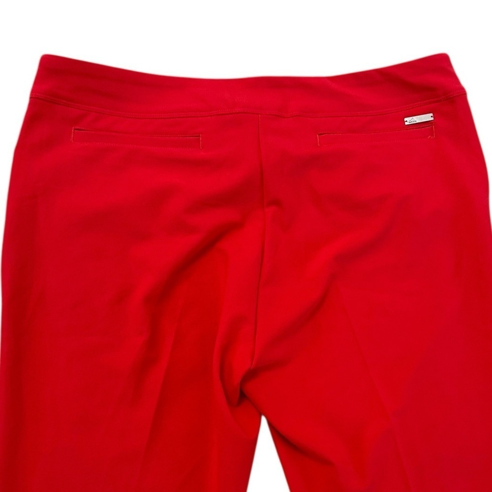 Adidas Women's L Pull On Stretch Bermuda Golf Shorts Salmon - Picture 5 of 17